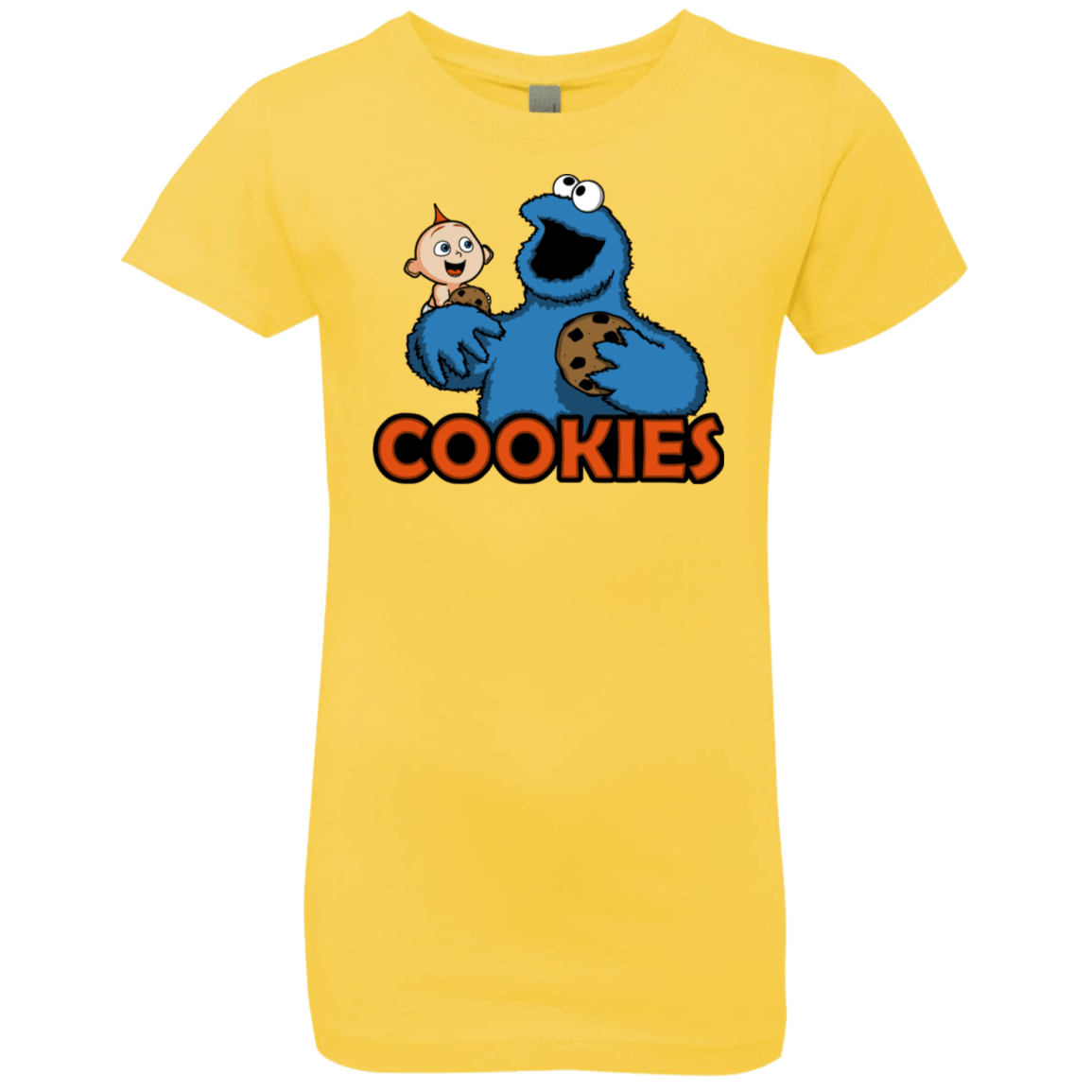 T-Shirts Vibrant Yellow / YXS Cookies Girls Premium T-Shirt