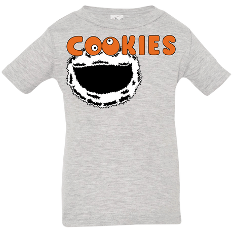 T-Shirts Heather Grey / 6 Months Cookies! Infant Premium T-Shirt