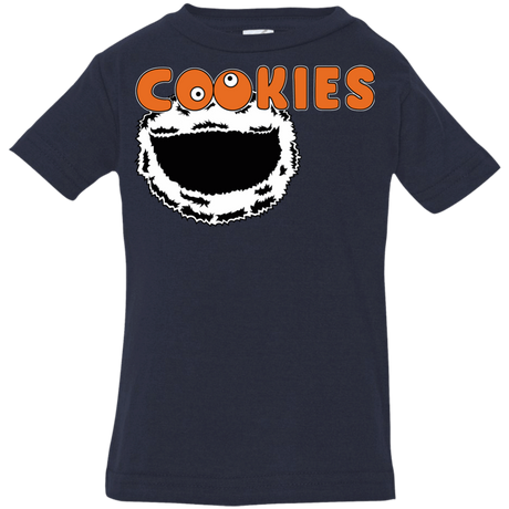 T-Shirts Navy / 6 Months Cookies! Infant Premium T-Shirt