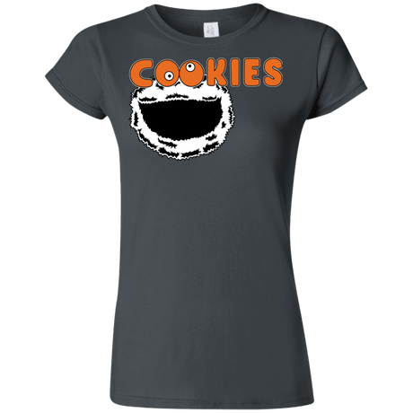 T-Shirts Charcoal / S Cookies! Junior Slimmer-Fit T-Shirt