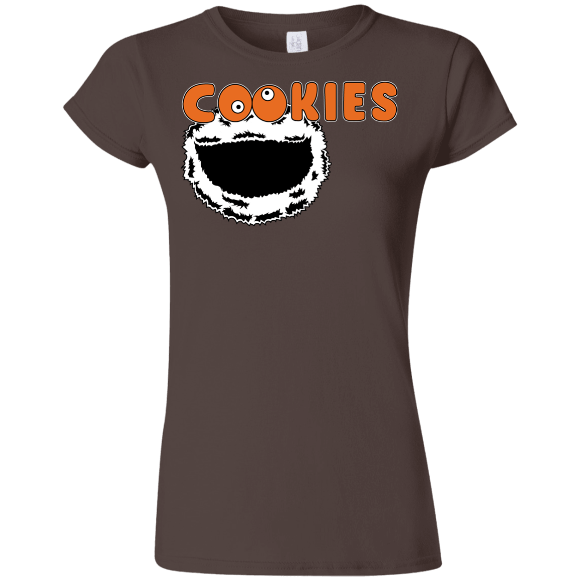 T-Shirts Dark Chocolate / S Cookies! Junior Slimmer-Fit T-Shirt