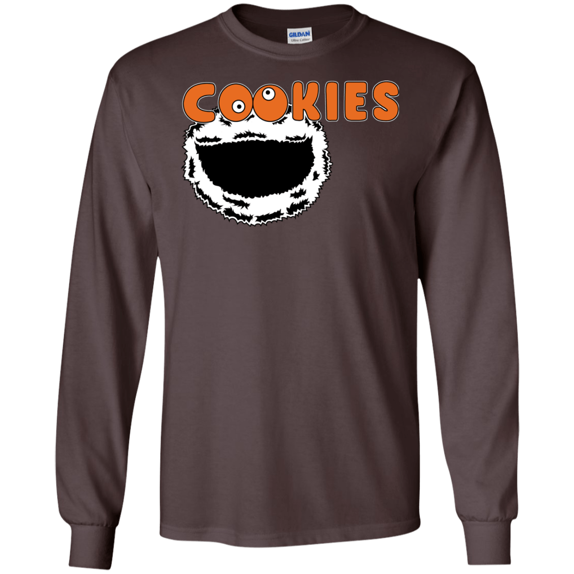 T-Shirts Dark Chocolate / S Cookies! Men's Long Sleeve T-Shirt