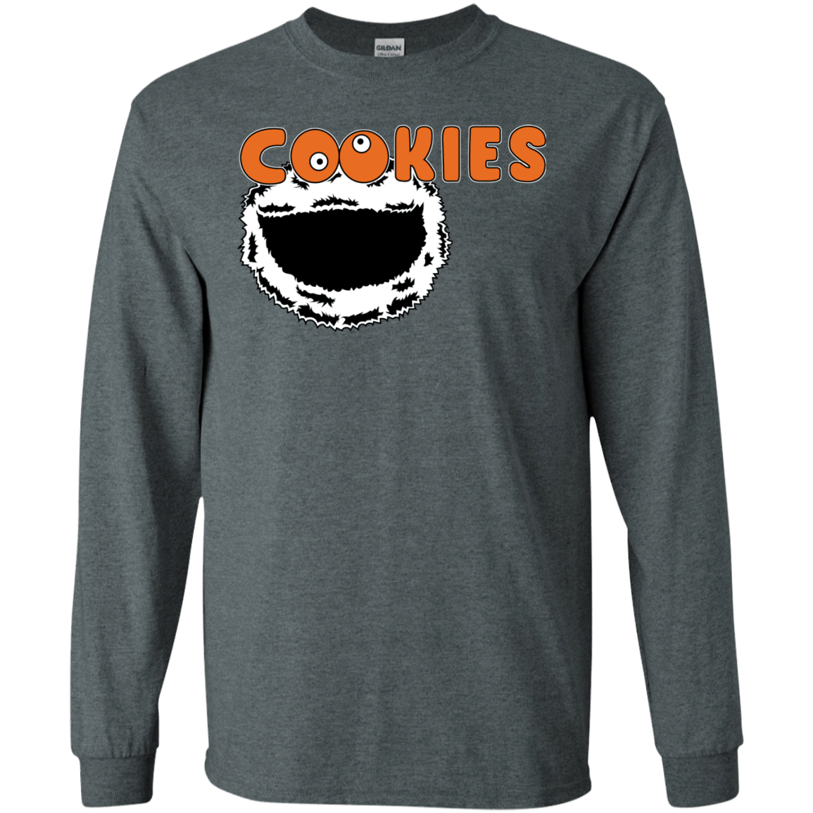 T-Shirts Dark Heather / S Cookies! Men's Long Sleeve T-Shirt