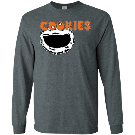 T-Shirts Dark Heather / S Cookies! Men's Long Sleeve T-Shirt