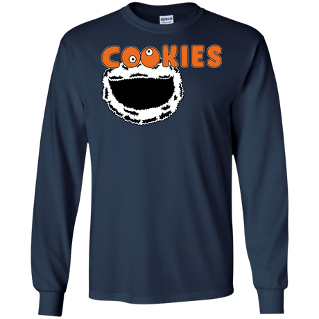 T-Shirts Navy / S Cookies! Men's Long Sleeve T-Shirt