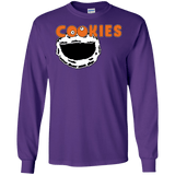 T-Shirts Purple / S Cookies! Men's Long Sleeve T-Shirt