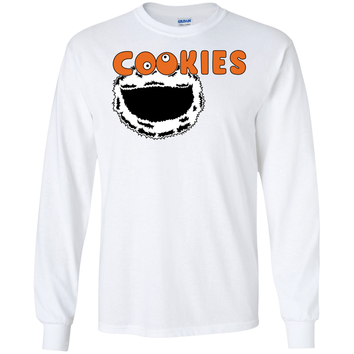 T-Shirts White / S Cookies! Men's Long Sleeve T-Shirt