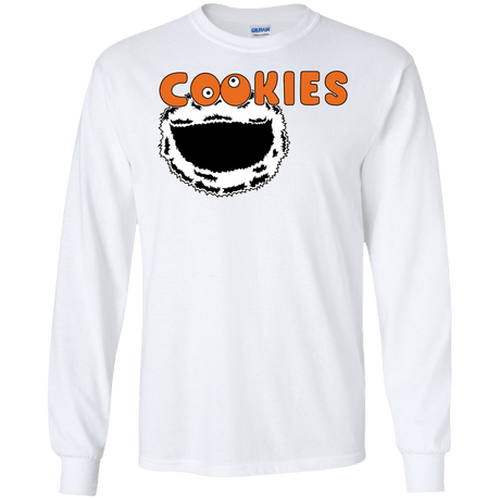 T-Shirts White / S Cookies! Men's Long Sleeve T-Shirt