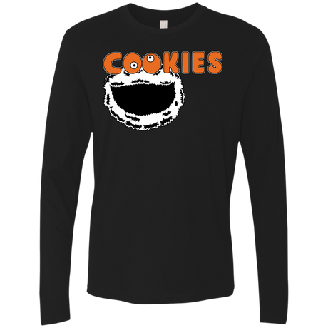 T-Shirts Black / S Cookies! Men's Premium Long Sleeve