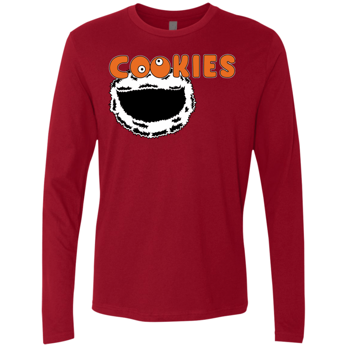 T-Shirts Cardinal / S Cookies! Men's Premium Long Sleeve