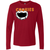 T-Shirts Cardinal / S Cookies! Men's Premium Long Sleeve