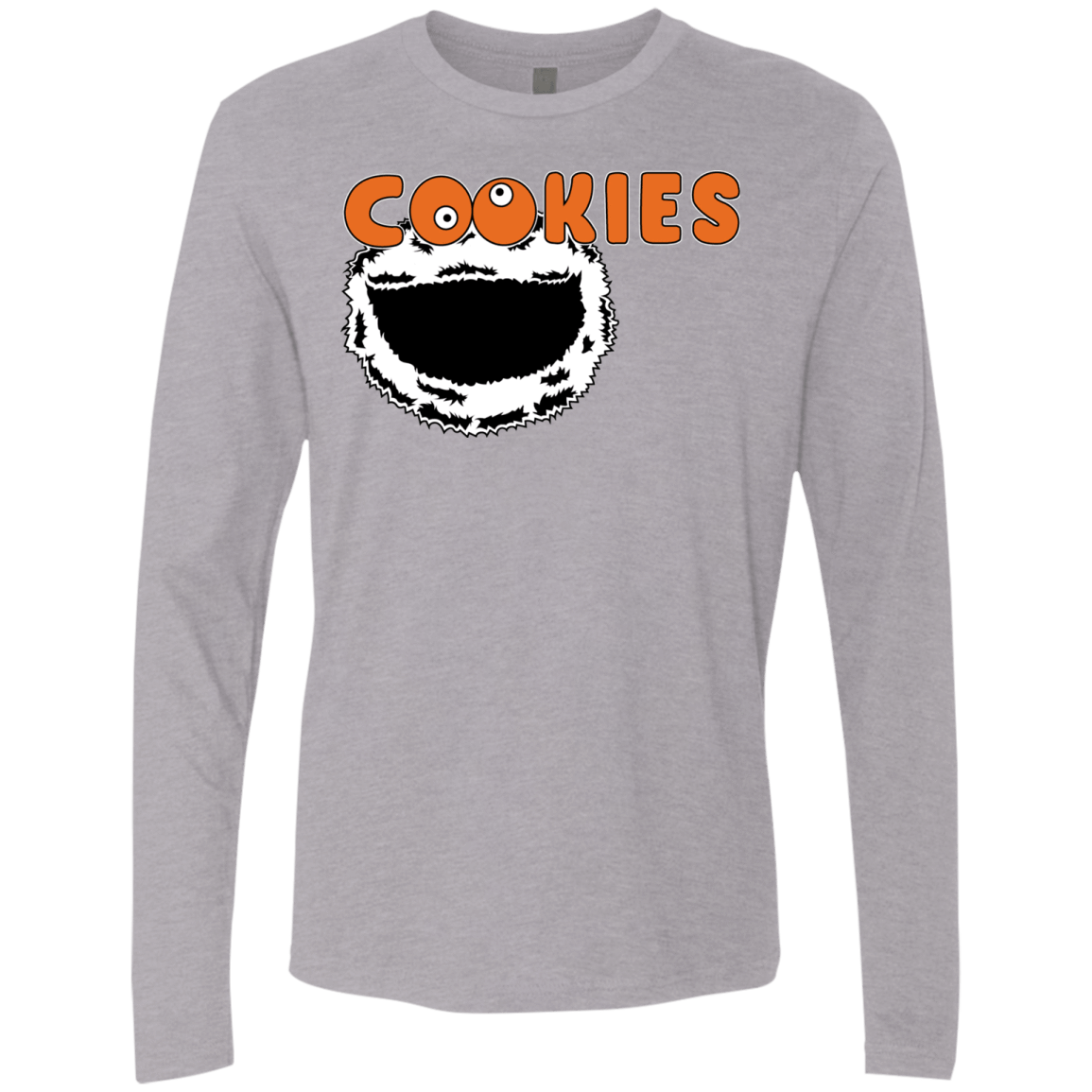 T-Shirts Heather Grey / S Cookies! Men's Premium Long Sleeve