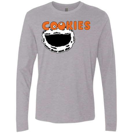 T-Shirts Heather Grey / S Cookies! Men's Premium Long Sleeve