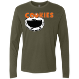 T-Shirts Military Green / S Cookies! Men's Premium Long Sleeve