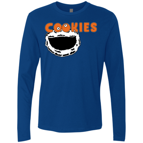 T-Shirts Royal / S Cookies! Men's Premium Long Sleeve