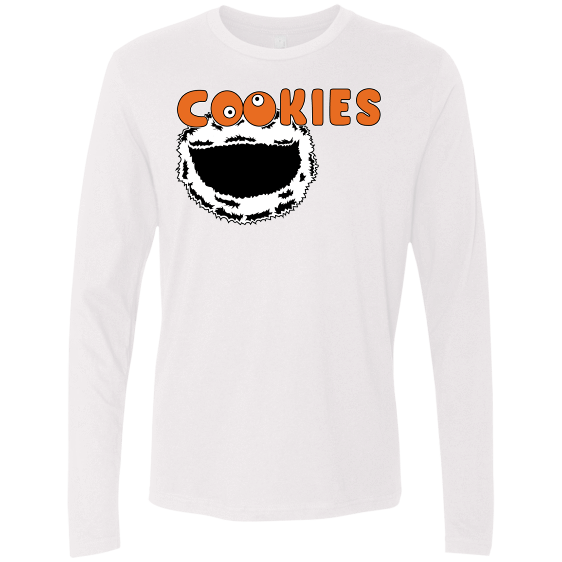 T-Shirts White / S Cookies! Men's Premium Long Sleeve