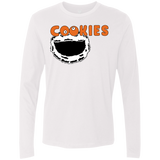 T-Shirts White / S Cookies! Men's Premium Long Sleeve
