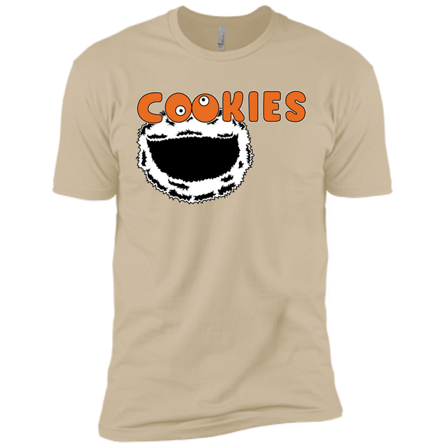 T-Shirts Sand / X-Small Cookies! Men's Premium T-Shirt