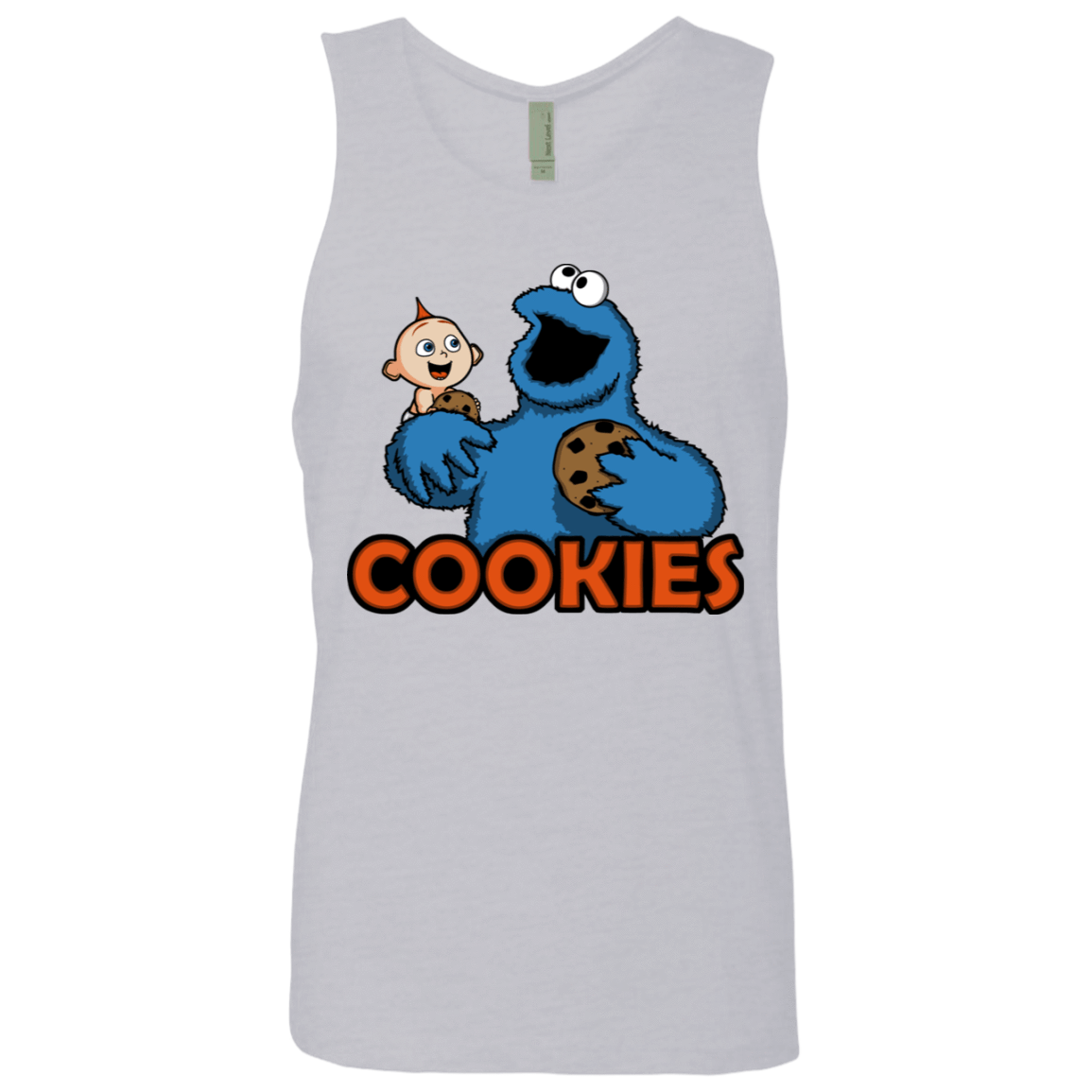 T-Shirts Heather Grey / S Cookies Men's Premium Tank Top