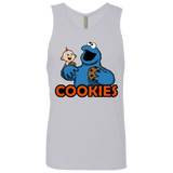 T-Shirts Heather Grey / S Cookies Men's Premium Tank Top