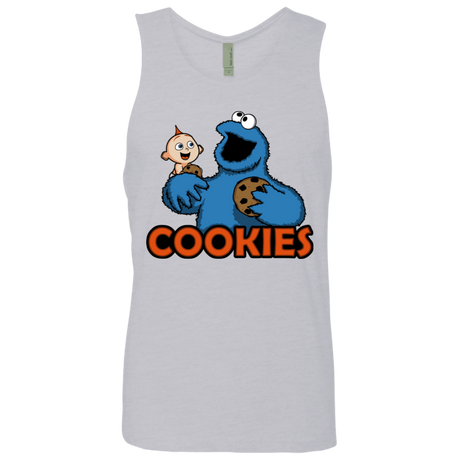 T-Shirts Heather Grey / S Cookies Men's Premium Tank Top