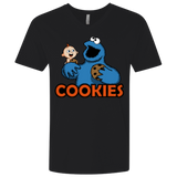 T-Shirts Black / X-Small Cookies Men's Premium V-Neck