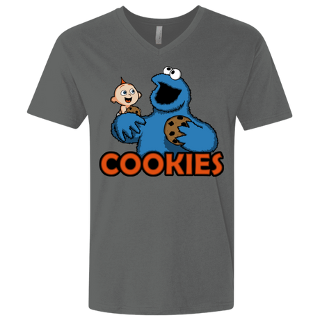 T-Shirts Heavy Metal / X-Small Cookies Men's Premium V-Neck