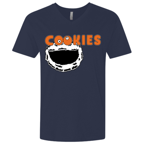 T-Shirts Midnight Navy / X-Small Cookies! Men's Premium V-Neck