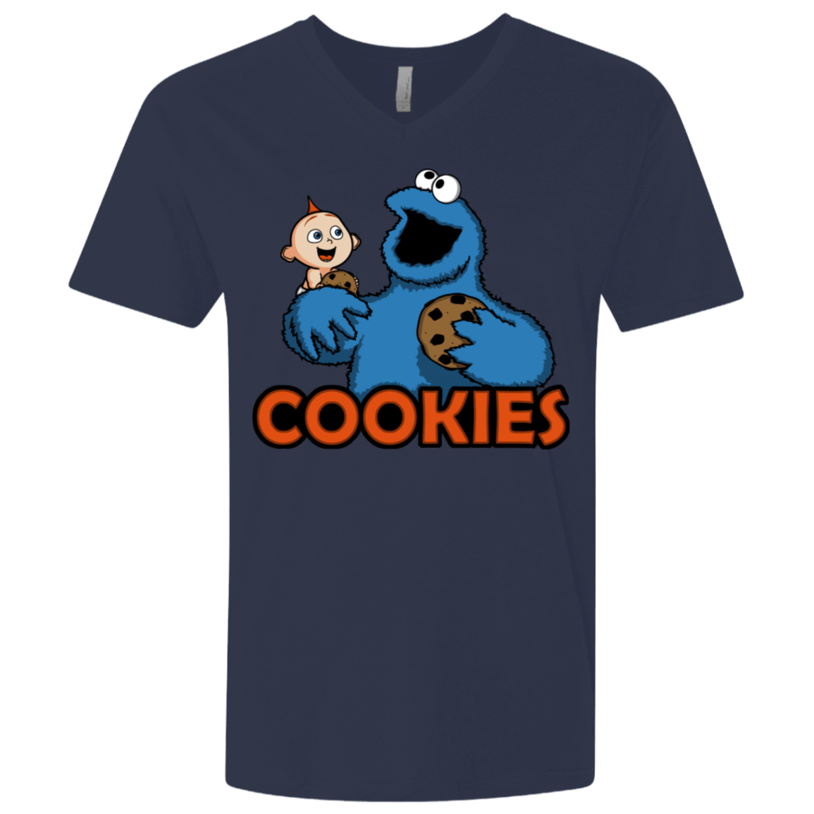 T-Shirts Midnight Navy / X-Small Cookies Men's Premium V-Neck