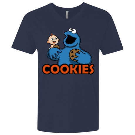 T-Shirts Midnight Navy / X-Small Cookies Men's Premium V-Neck
