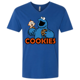 T-Shirts Royal / X-Small Cookies Men's Premium V-Neck