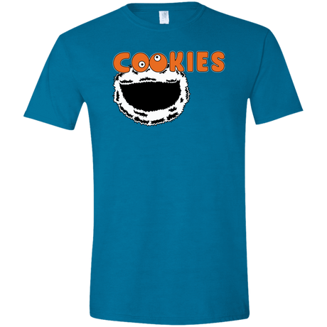 T-Shirts Antique Sapphire / S Cookies! Men's Semi-Fitted Softstyle