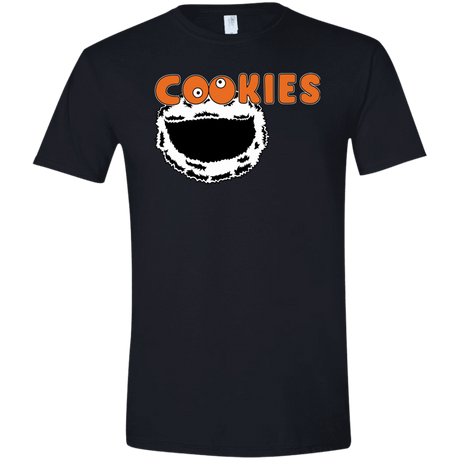 T-Shirts Black / X-Small Cookies! Men's Semi-Fitted Softstyle