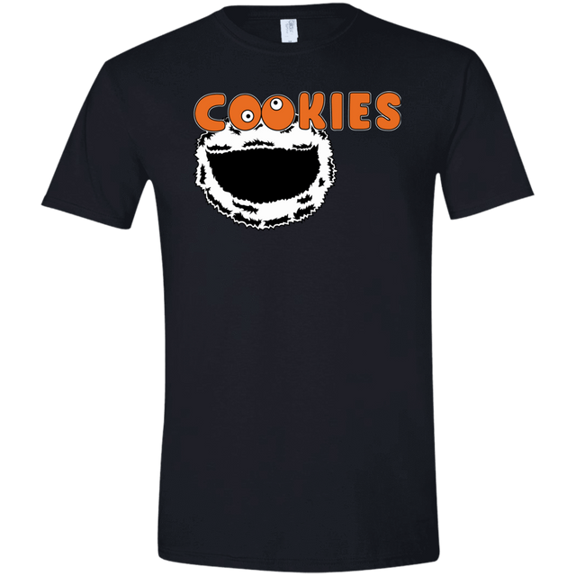 T-Shirts Black / X-Small Cookies! Men's Semi-Fitted Softstyle