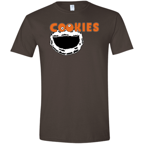 T-Shirts Dark Chocolate / S Cookies! Men's Semi-Fitted Softstyle