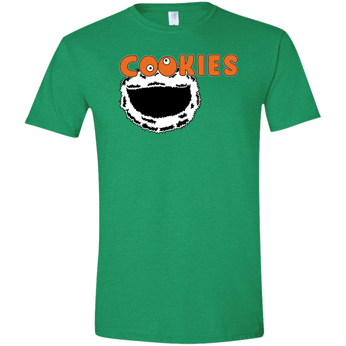 T-Shirts Heather Irish Green / S Cookies! Men's Semi-Fitted Softstyle