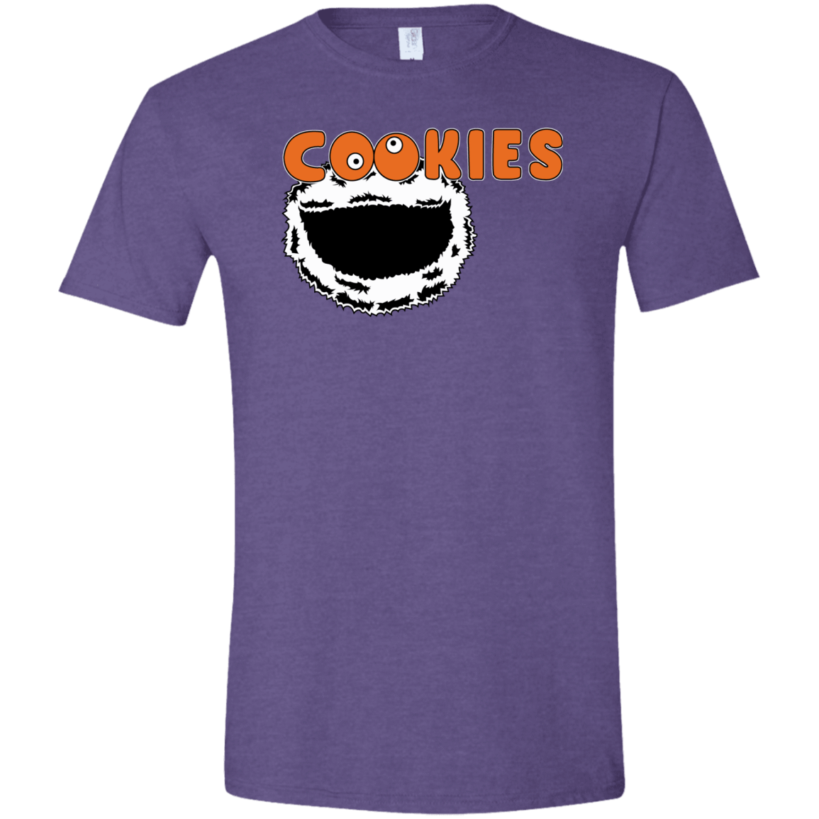 T-Shirts Heather Purple / S Cookies! Men's Semi-Fitted Softstyle