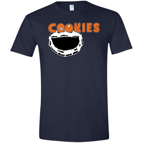 T-Shirts Navy / X-Small Cookies! Men's Semi-Fitted Softstyle
