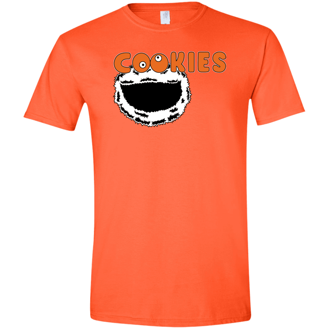 T-Shirts Orange / S Cookies! Men's Semi-Fitted Softstyle