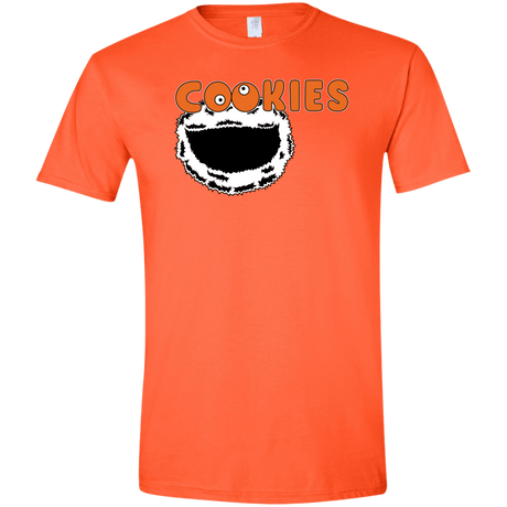 T-Shirts Orange / S Cookies! Men's Semi-Fitted Softstyle