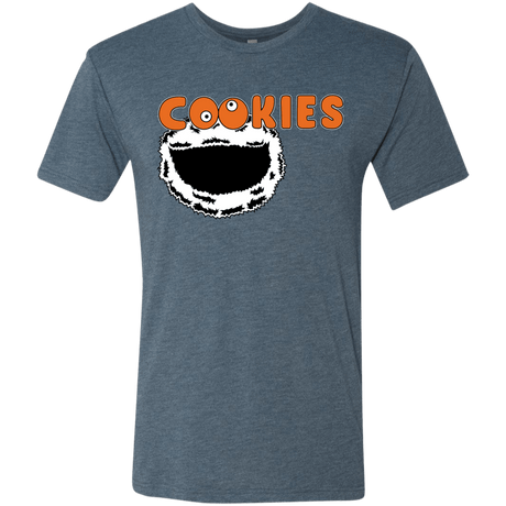 T-Shirts Indigo / S Cookies! Men's Triblend T-Shirt