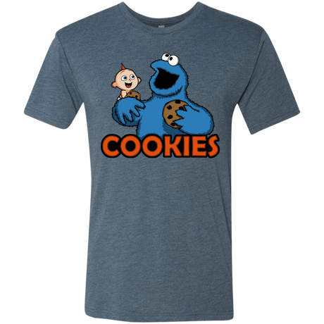T-Shirts Indigo / S Cookies Men's Triblend T-Shirt