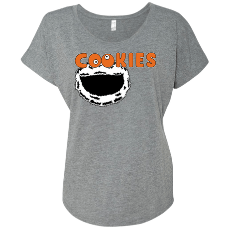 T-Shirts Premium Heather / X-Small Cookies! Triblend Dolman Sleeve