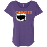 T-Shirts Purple Rush / X-Small Cookies! Triblend Dolman Sleeve