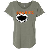 T-Shirts Venetian Grey / X-Small Cookies! Triblend Dolman Sleeve