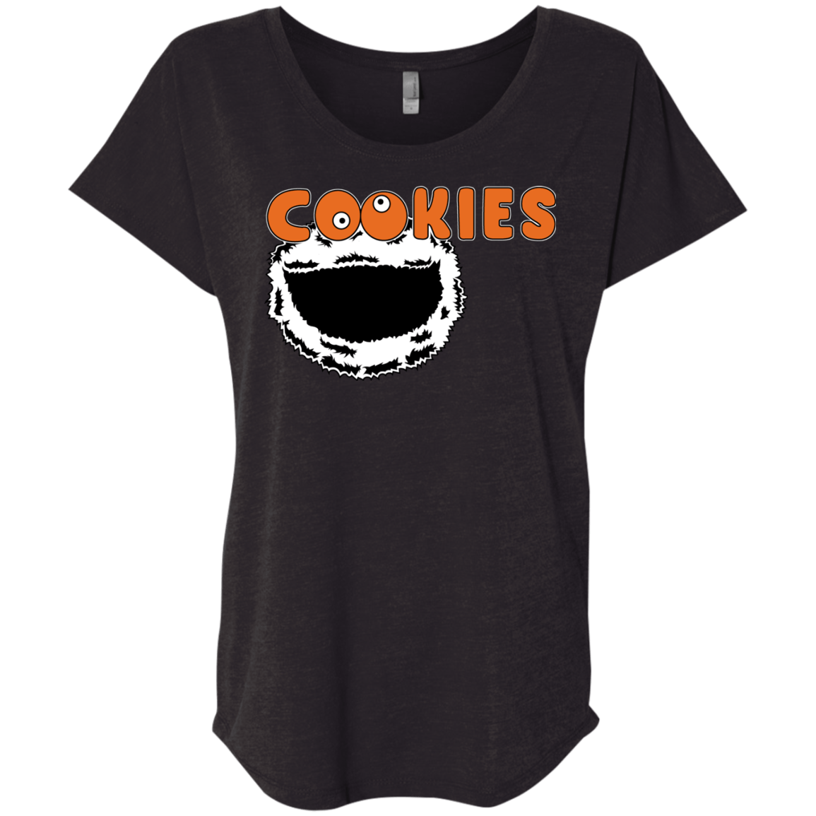 T-Shirts Vintage Black / X-Small Cookies! Triblend Dolman Sleeve