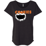 T-Shirts Vintage Black / X-Small Cookies! Triblend Dolman Sleeve