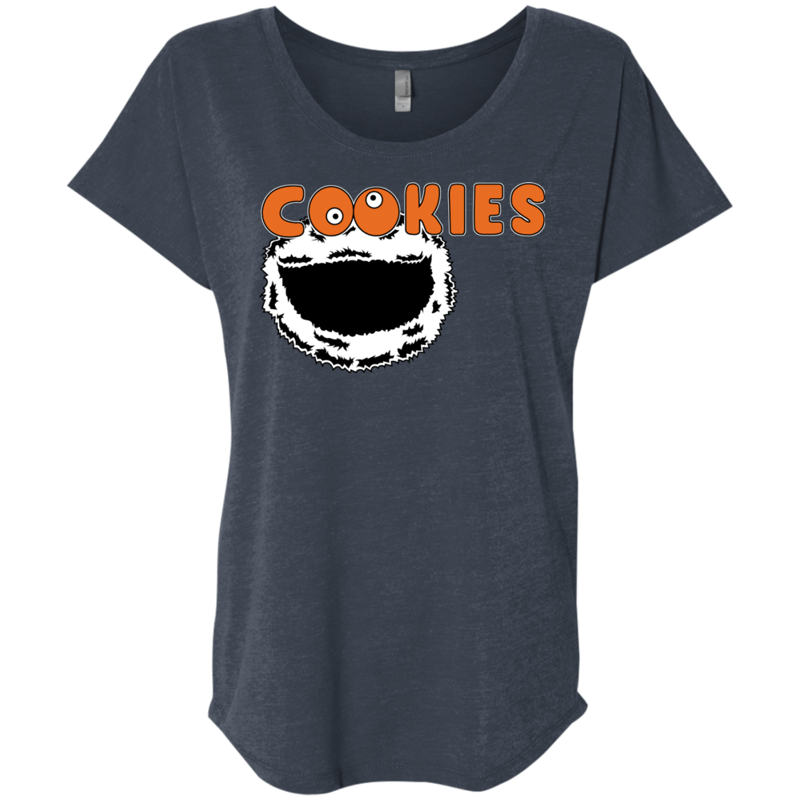 T-Shirts Vintage Navy / X-Small Cookies! Triblend Dolman Sleeve
