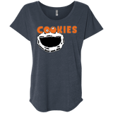 T-Shirts Vintage Navy / X-Small Cookies! Triblend Dolman Sleeve