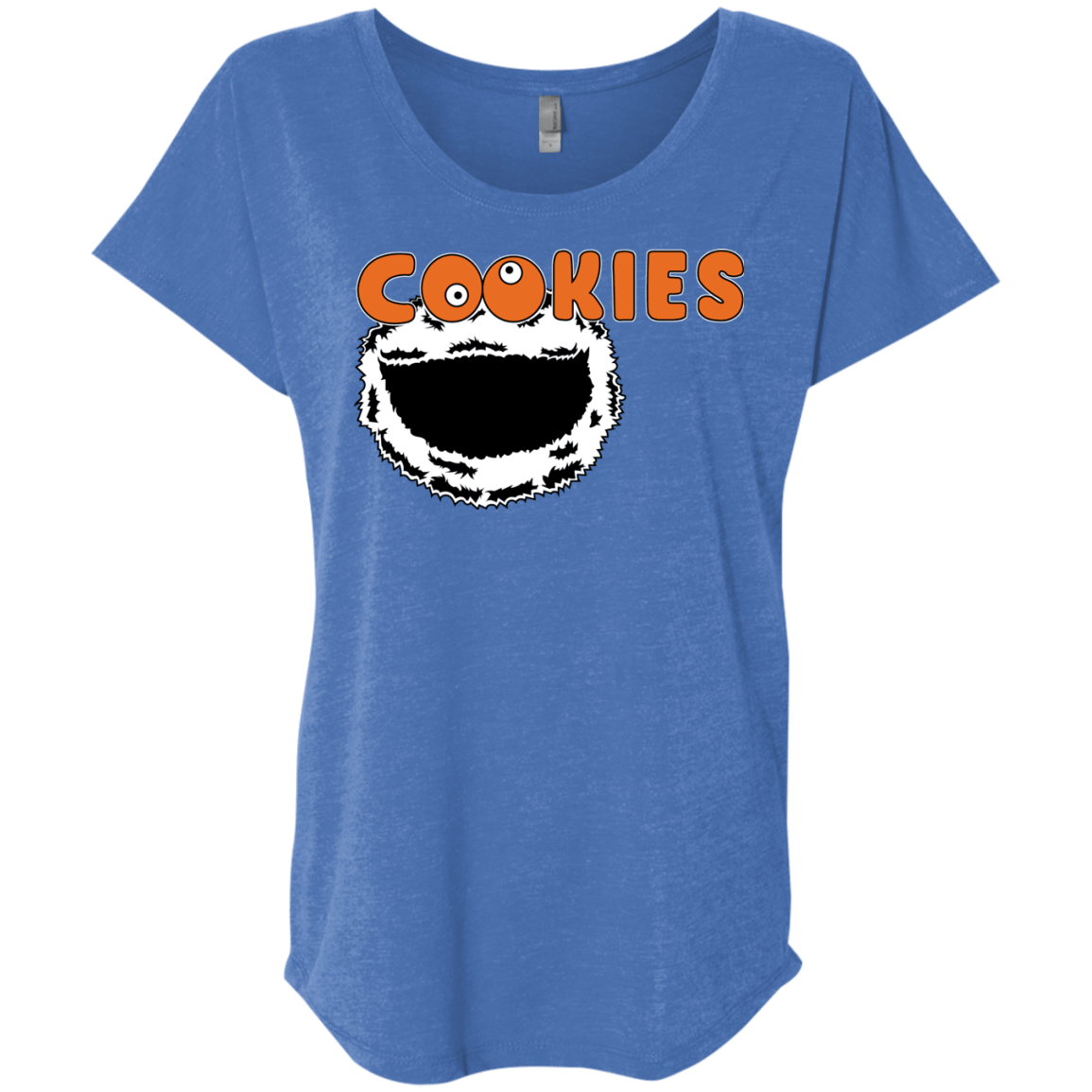 T-Shirts Vintage Royal / X-Small Cookies! Triblend Dolman Sleeve